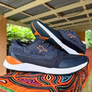 Oceania navy orange sneakers in size‎ 7 mens